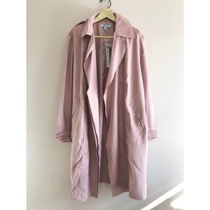 Lightweight Trench Coat - Mauve